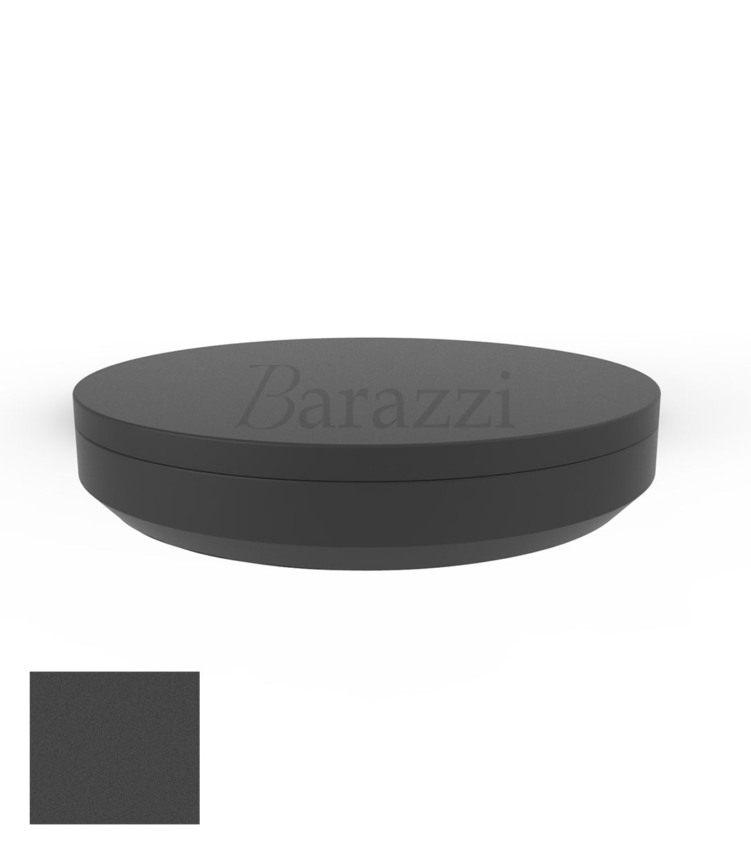 Lit de Jardin Rond Vela Daybed 210 (anthracite mat) par Vondom