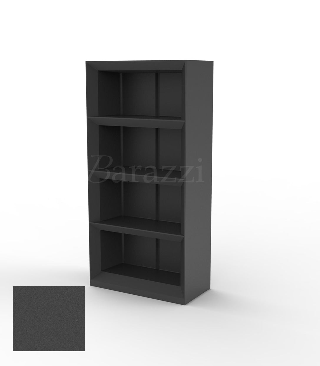 Vela H200 - Etagère de Bar Hauteur 200 cm Anthracite Mat par Vondom
