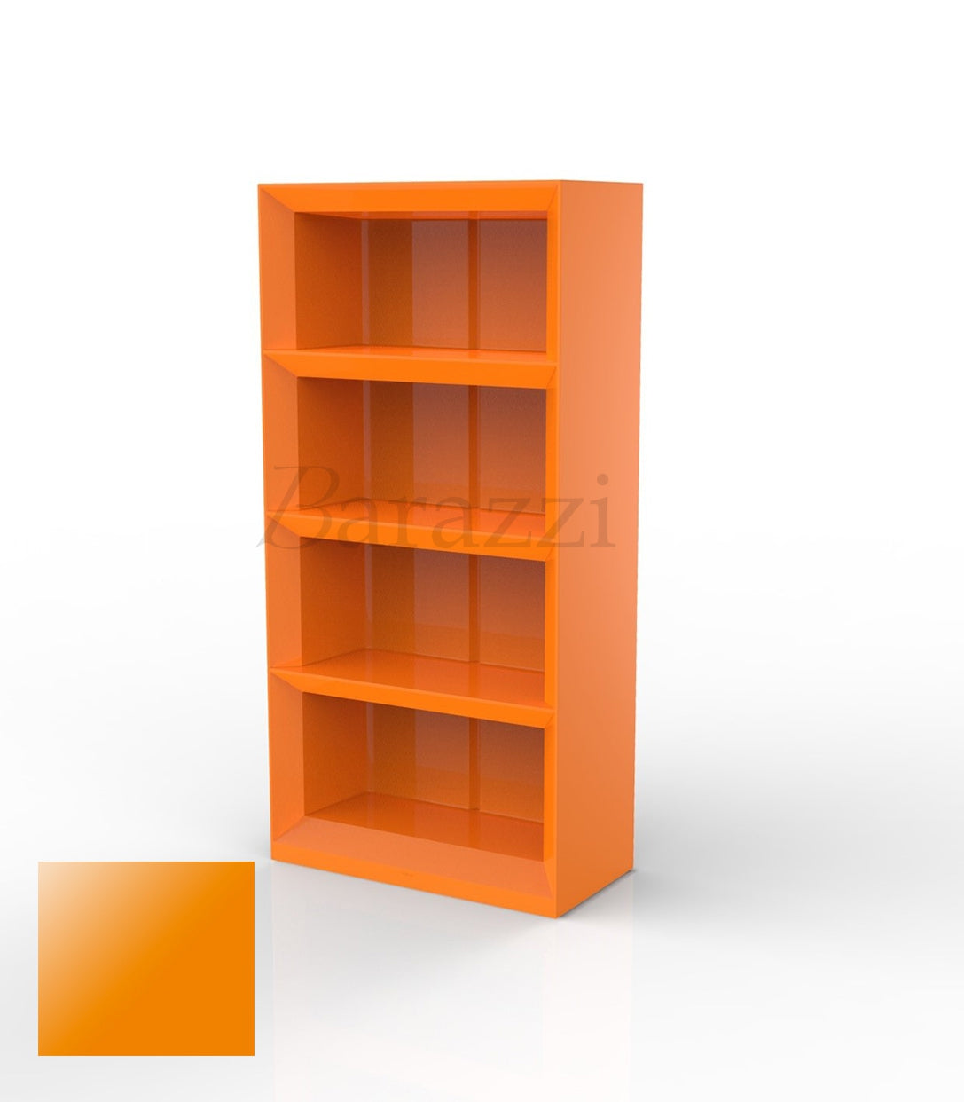Vela H200 Lacquered Modular Bar Shelves - Orange Color with Lacquered Finish - Vondom