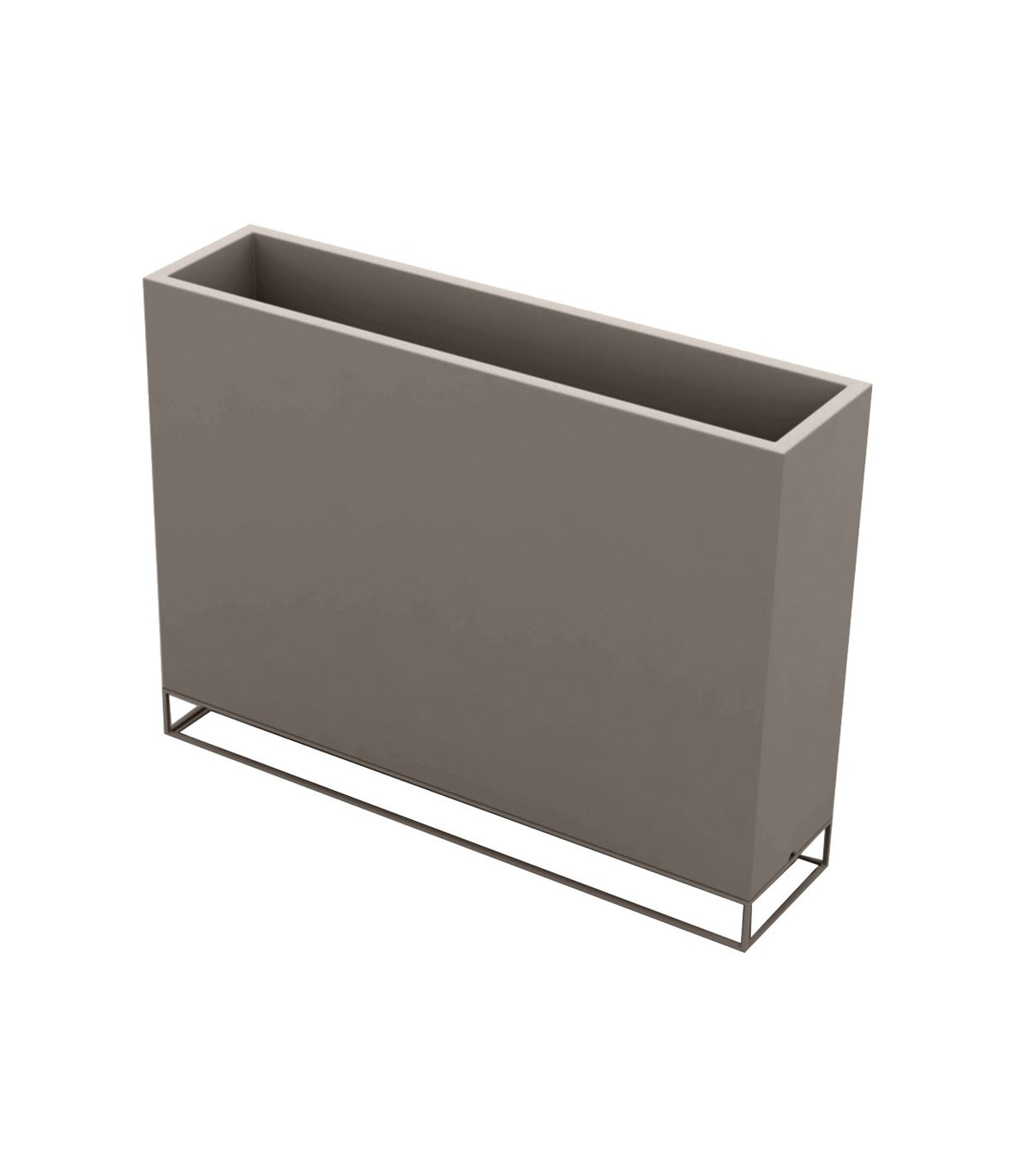 VELA Jardinière Design Vondom finition laquée - taupe