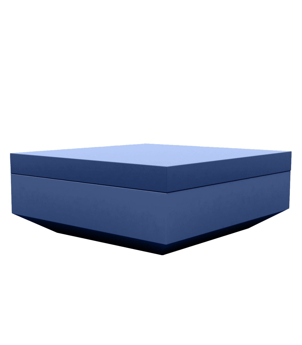 Pouf design carré Vela Vondom - bleu