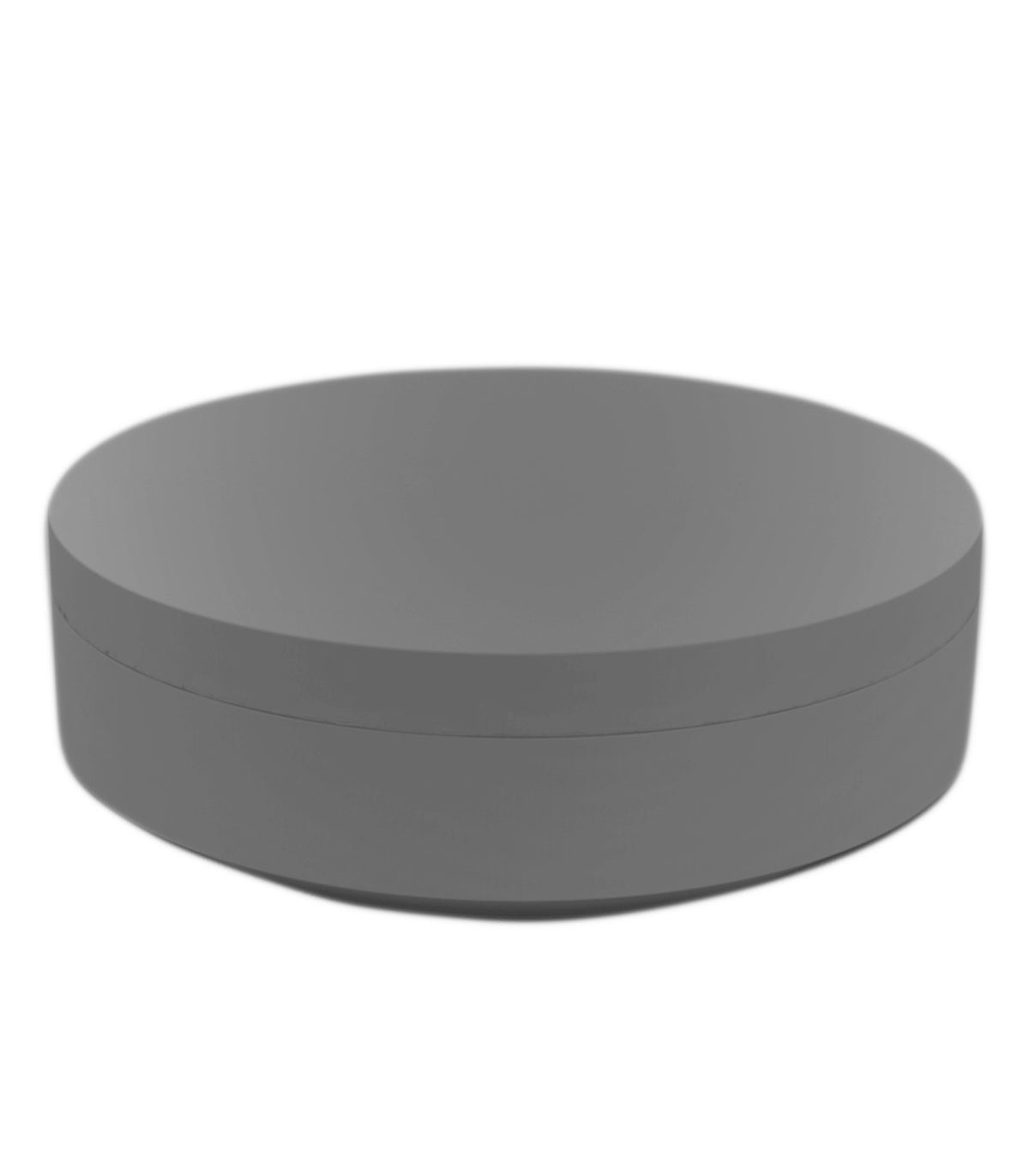 Vela Round Design Pouf Vondom - steel grey