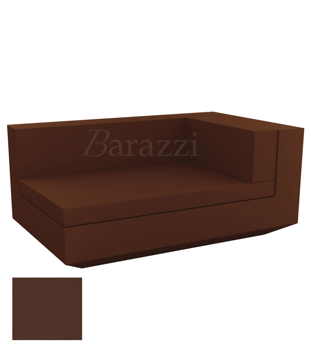 Chaise-longue Vela Sofa Droit Bronze Mat Vondom