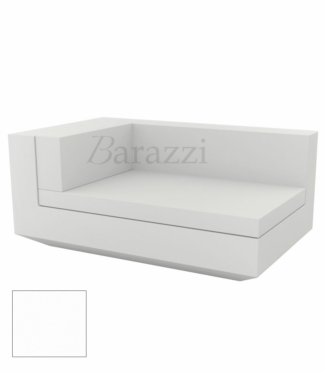 Vela Sofa Chaiselongue White Matt by Vondom