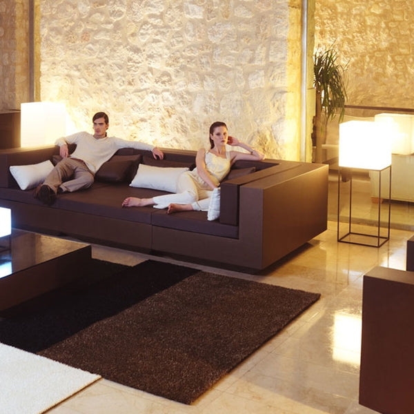 Vela Sofa Chaiselongue Module Gauche Bronze Mat