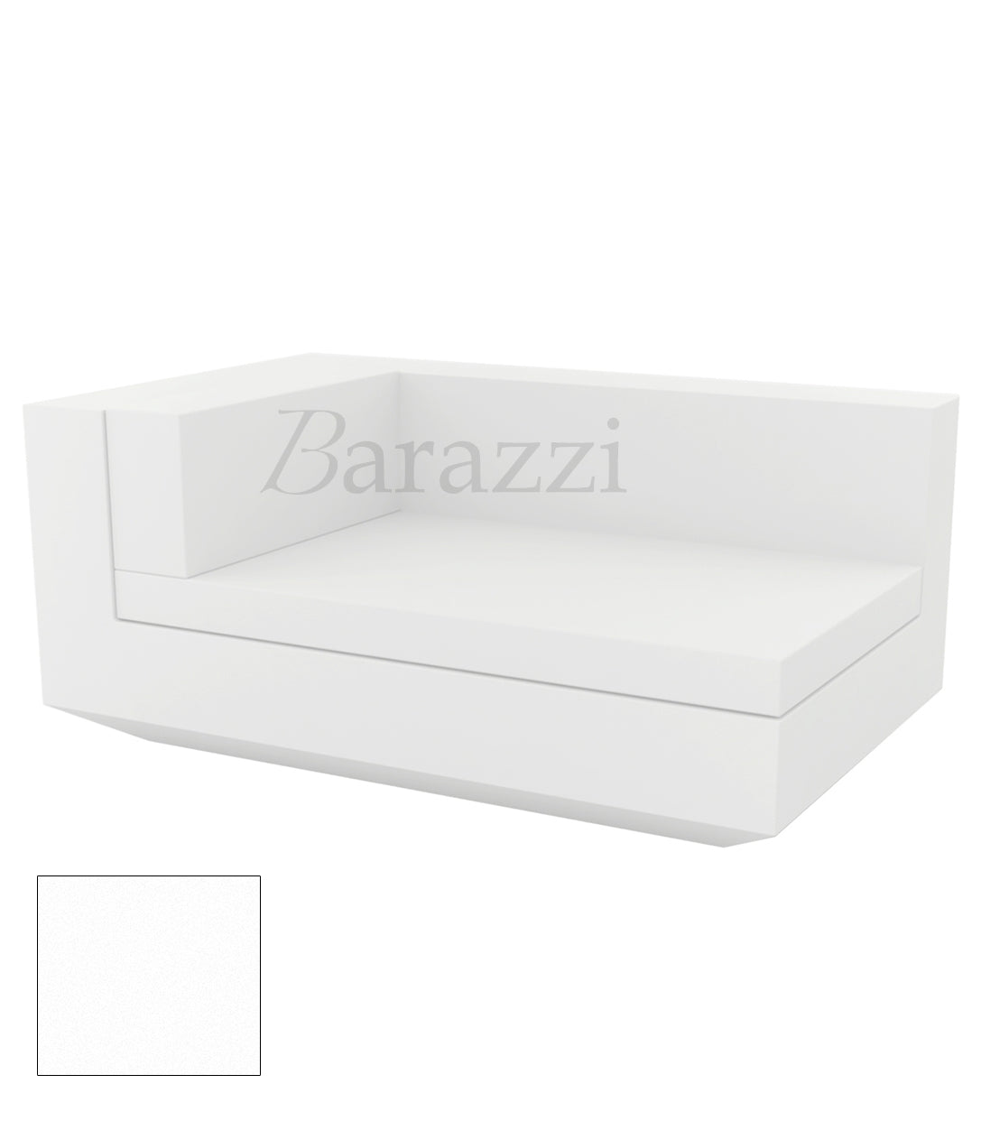 Vela Sofa Chaiselongue Ice Matt by Vondom