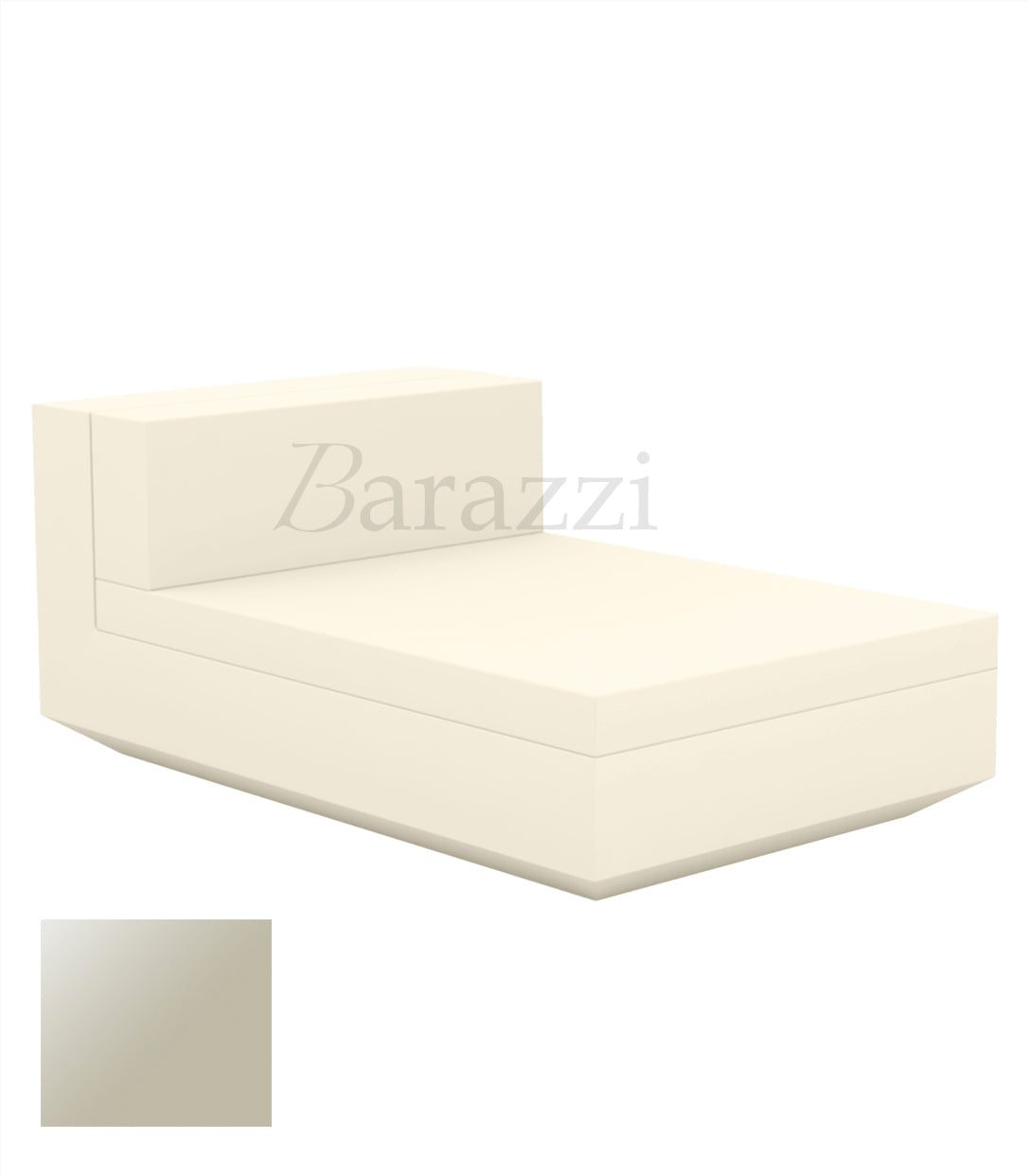 Meridienne Vela Sofa Central Ecru laque Vondom