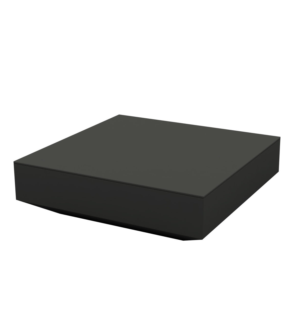 Table basse carrée Vela Vondom - gris anthracite