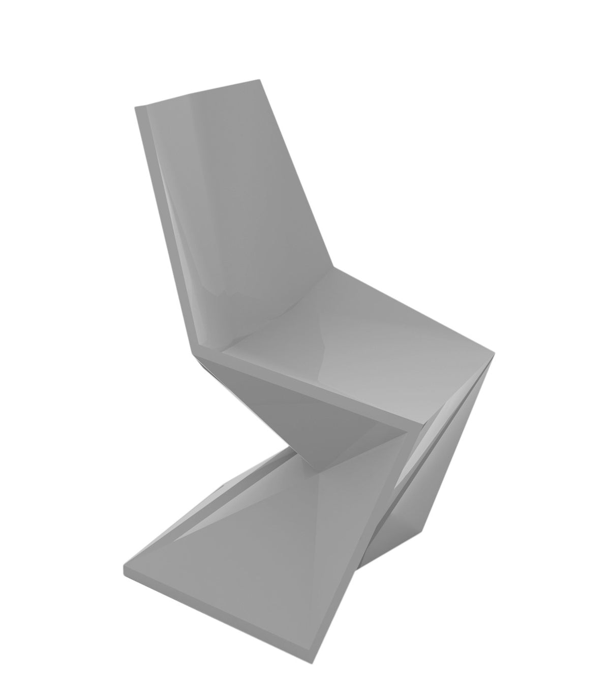 VERTEX VONDOM CHAISE LAQUÉE - gris acier
