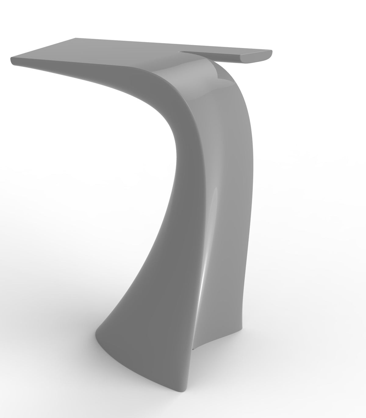 Vondom WING high bar table steel grey