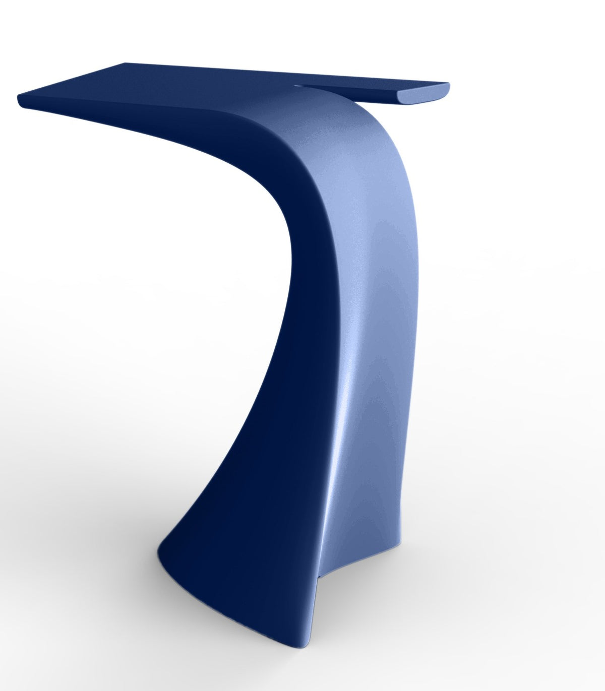 Table de bar WING Vondom bleu