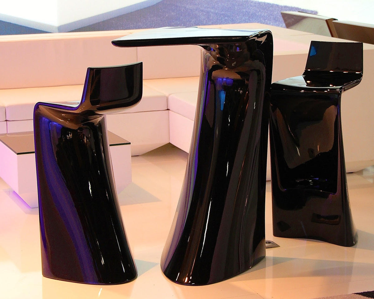 Table Haute de Bar Laque Effet Glossy Design Wing Vondom