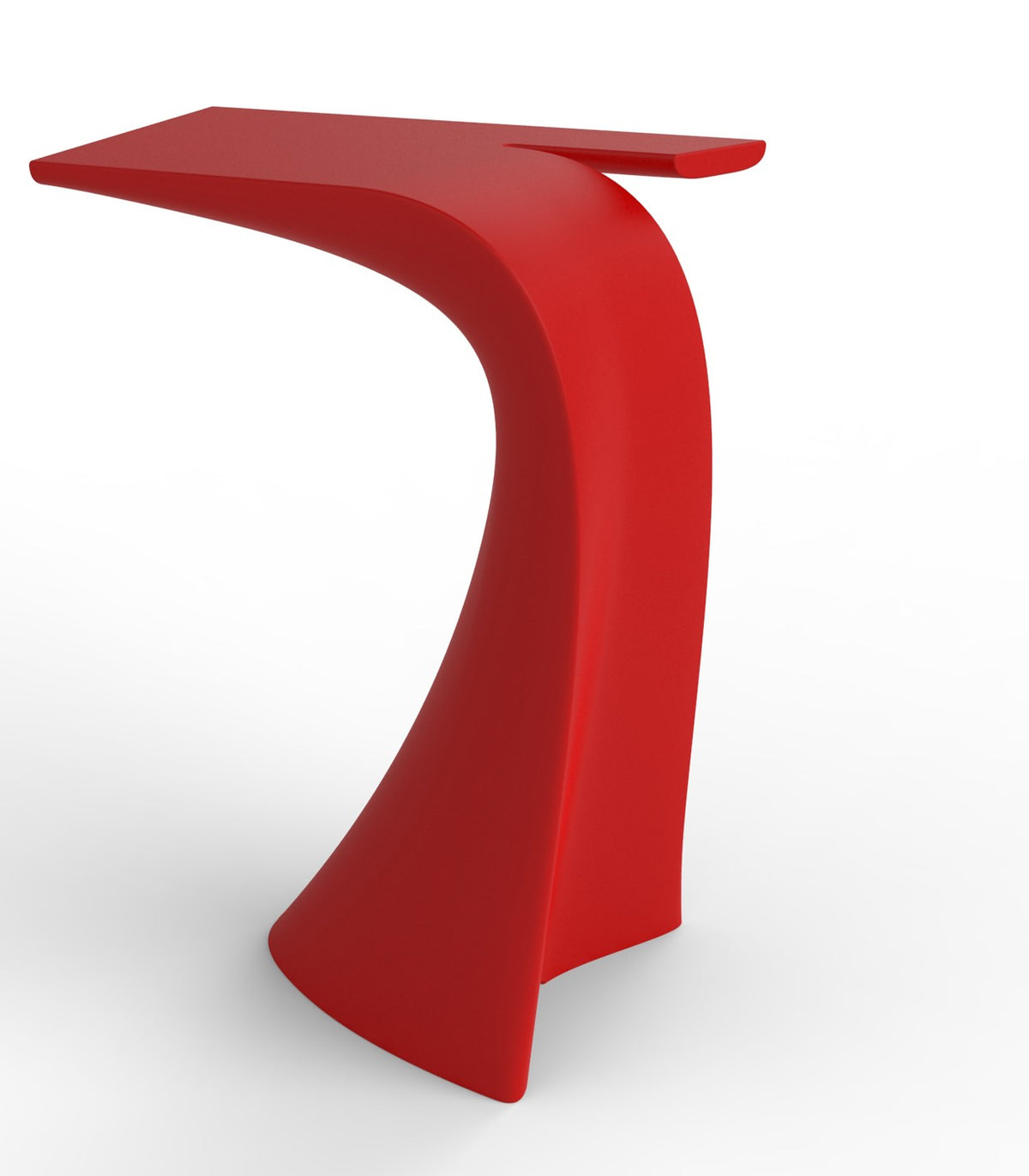 Table de bar design WING Vondom rouge