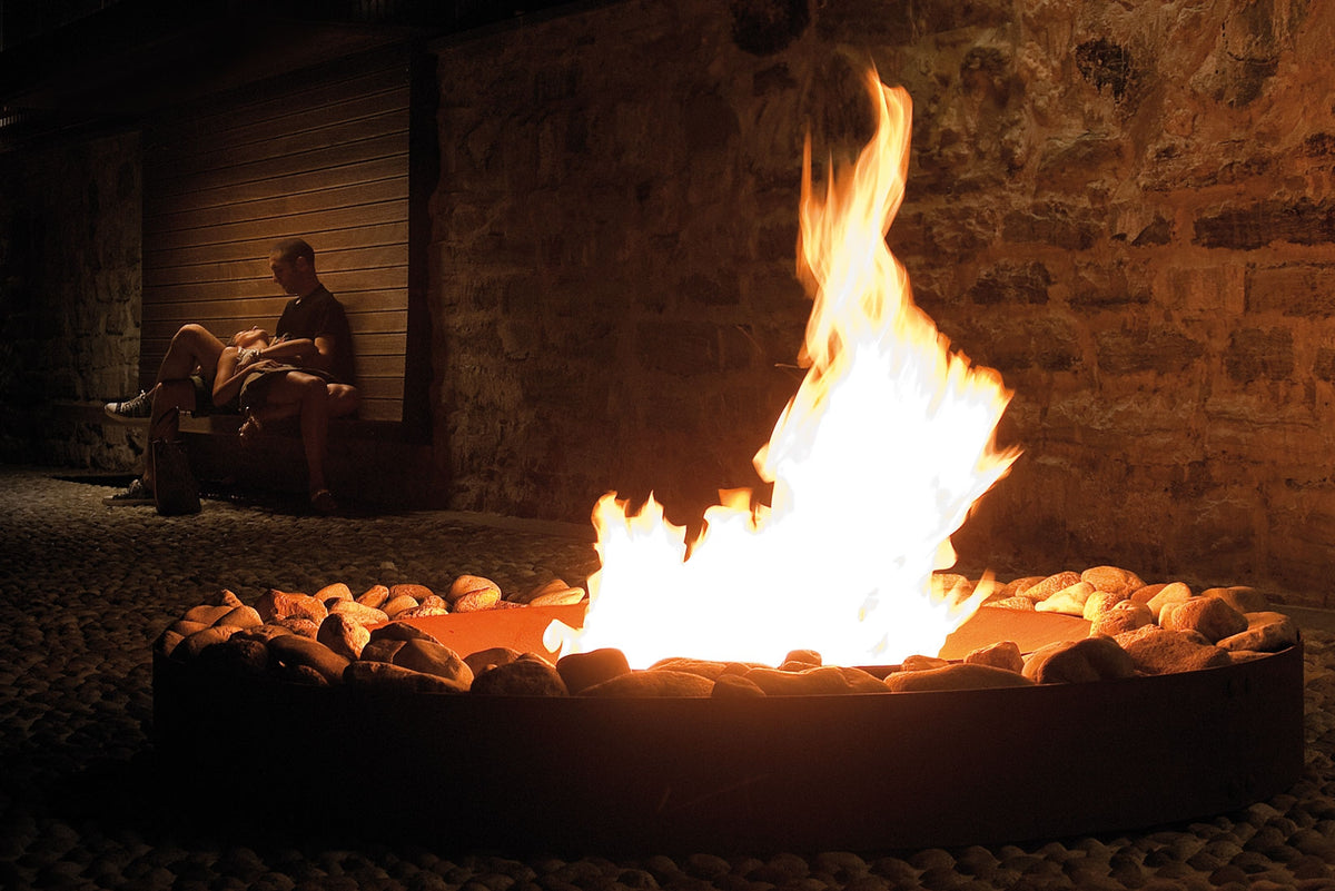 With Fire - Zen - Large Round Outdoor Fire Pit - AK47