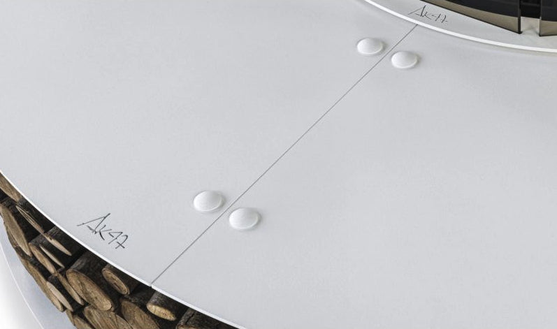 Brasero Inox ZERO 150 White - Brasero Blanc ideal terrasse jardin Bar Restaurant