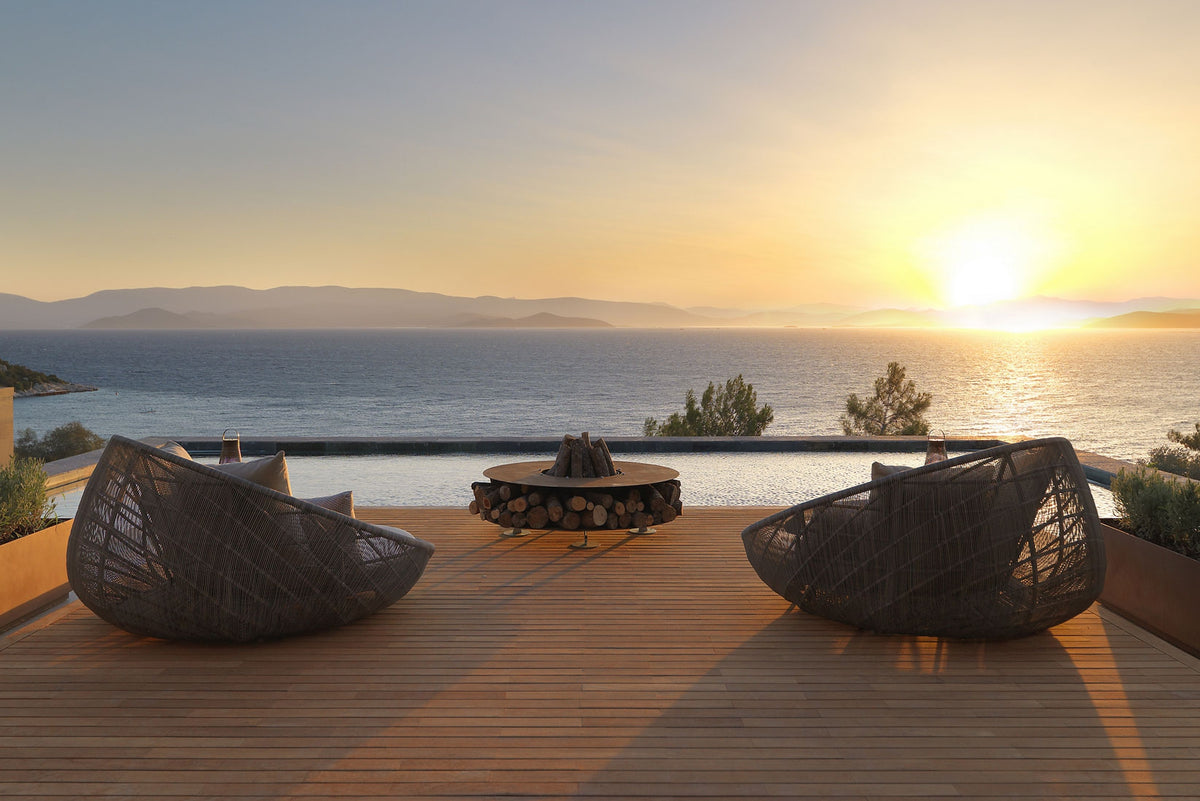 ZERO 150 Outdoor Corten Steel Fire Pit Ø150 by AK47