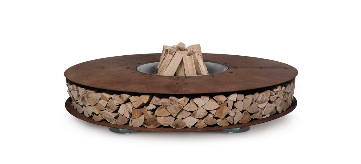 ZERO 200 - Outdoor Corten Steel Fire Pit Ø 200 - AK47