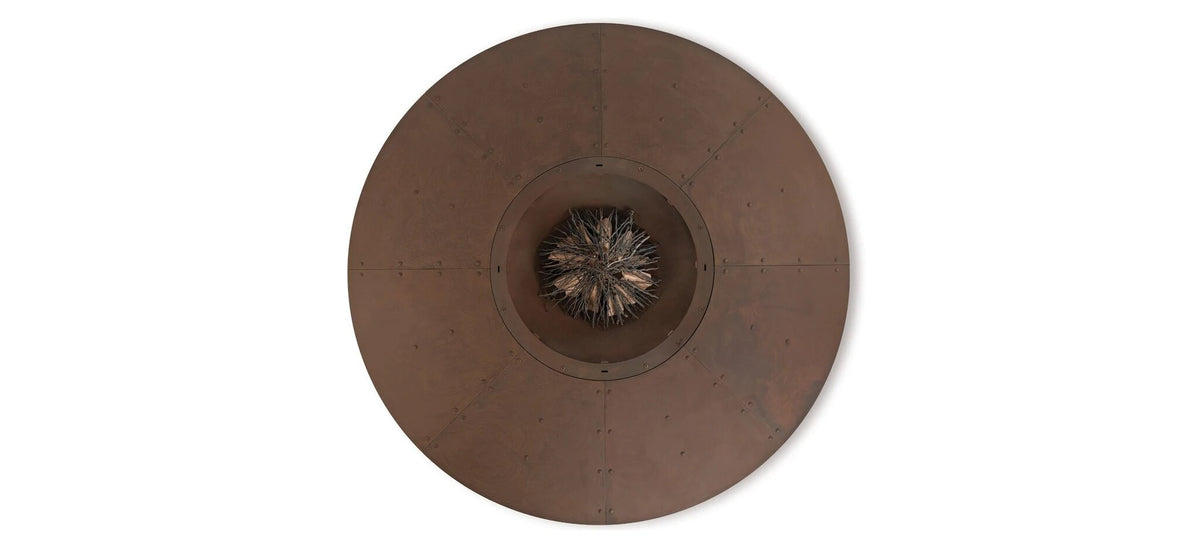 ZERO 200 Vintage Brown - Outdoor Corten Fire Pit Ø 200 - AK47