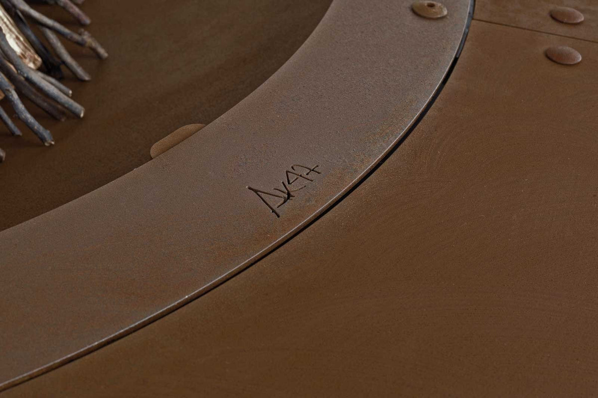 ZERO 250 Vintage Brown - Brasero d'Extérieur Finition Corten Ø 250