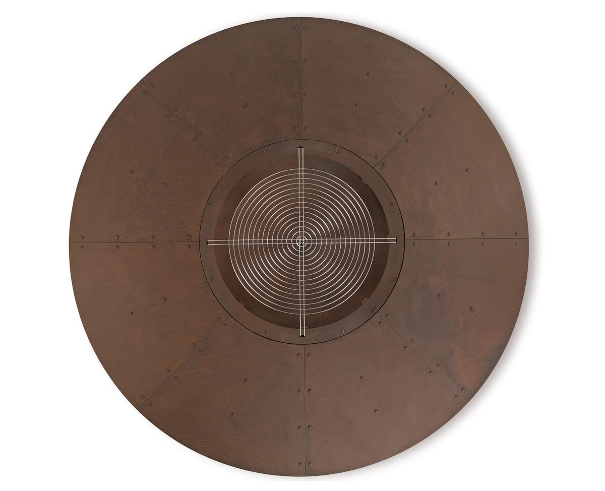 Grill kit (sold separately) - ZERO 300 - Giant Outdoor Rust Finish Steel Fire Pit Ø 300 - AK47