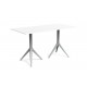 MARI-SOL White Round High Bar Table 4 Legs by Vondom