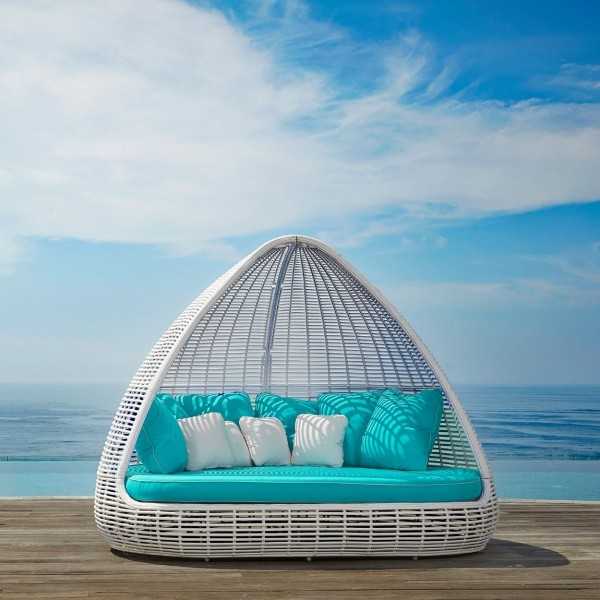 SHADE Daybed - Canapé extérieur aspect rotin