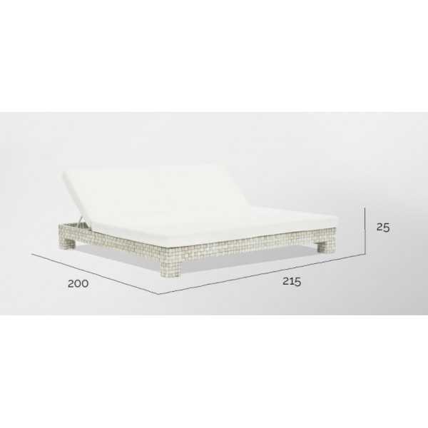 ANIBAL Daybed - Lit transat dimensions