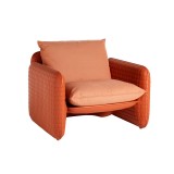 MARA - Outdoor Sofa Woven Leather Effect