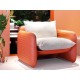 MARA - Outdoor Sofa Woven Leather Effect