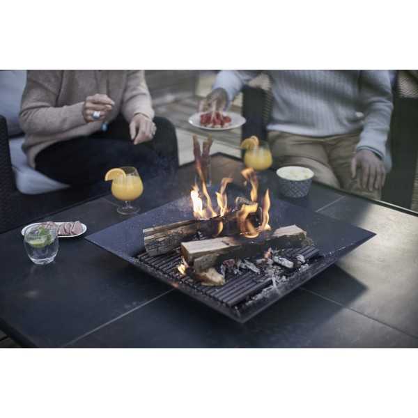 Brasero barbecue Fire table en acier CorTen