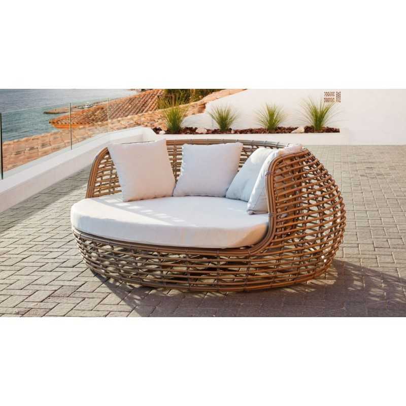 Round outdoor sofa Outdoor sofa Pure design RUBY