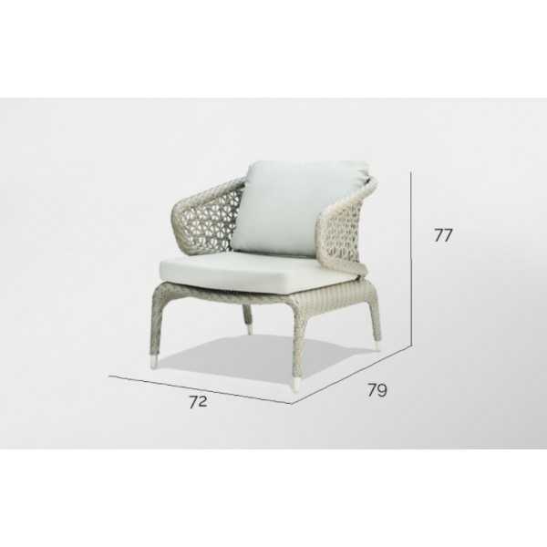 Sofa pour salon de jardin JOURNEY - Skyline Design