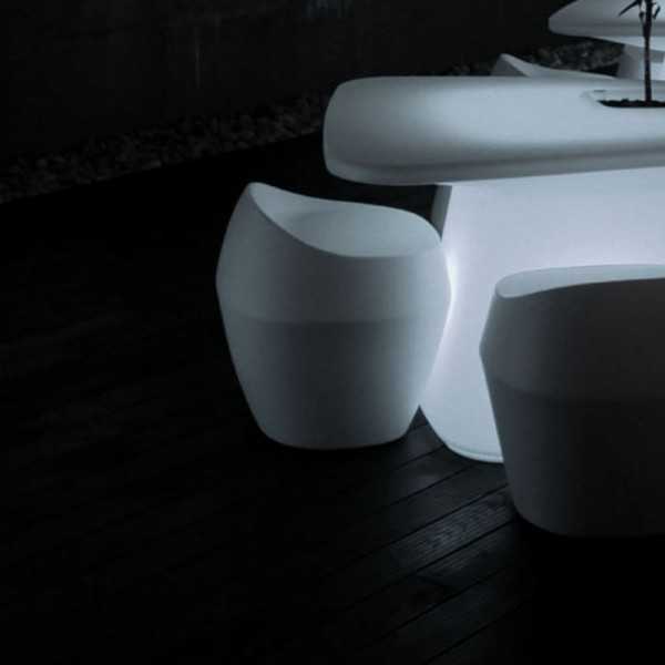 Medium Illuminated Pouf Chair NOMA Vondom