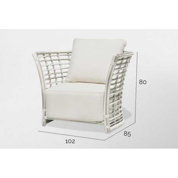 Fauteuil pour salon de jardin design VILLA - Skyline Design