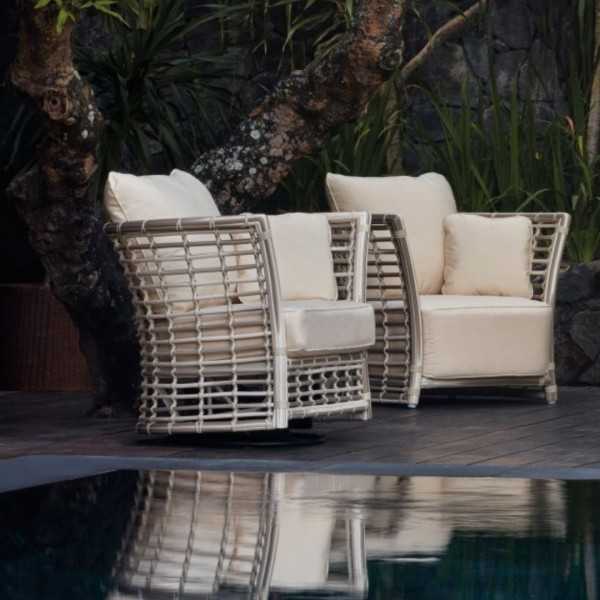 Fauteuil pour salon de jardin design VILLA - Skyline Design