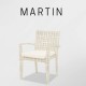 Chaise De Jardin avec accoudoirs - Chaise Tressée MARTIN Skyline Design