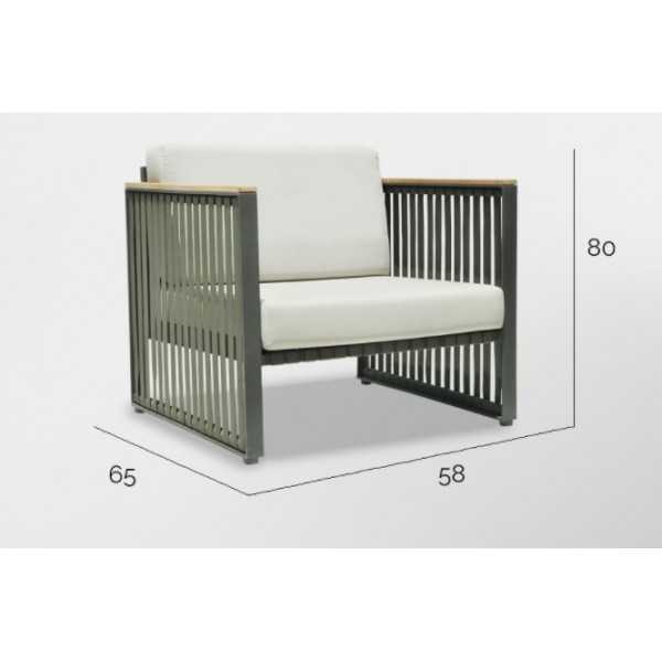 Sofa pour salon de jardin HORIZON - Skyline Design