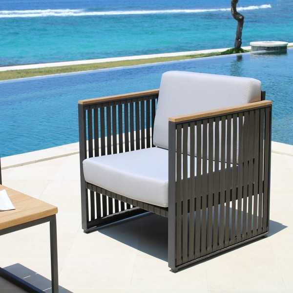 Fauteuil de jardin à bascule tulum