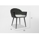 Table basse tressage corde SERPENT - Skyline Design