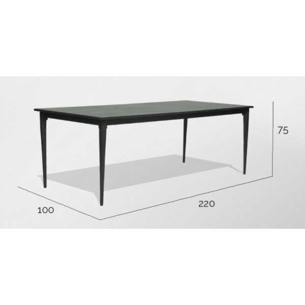 Table basse tressage corde SERPENT - Skyline Design