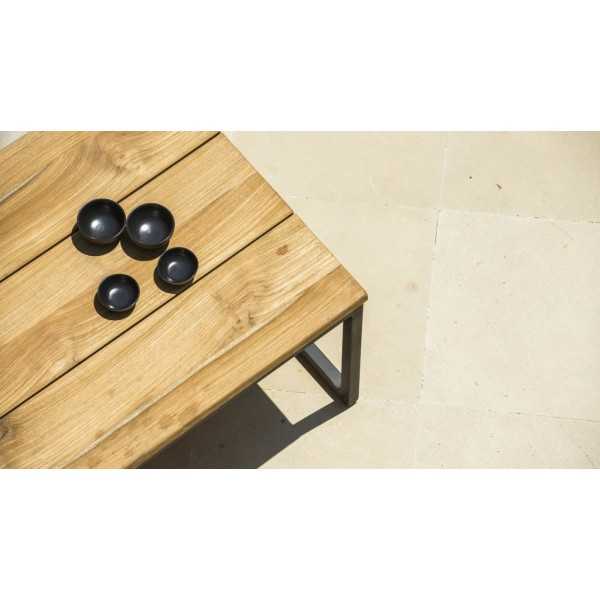 Table basse tressage corde SERPENT - Skyline Design