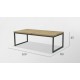 Table basse tressage corde SERPENT - Skyline Design