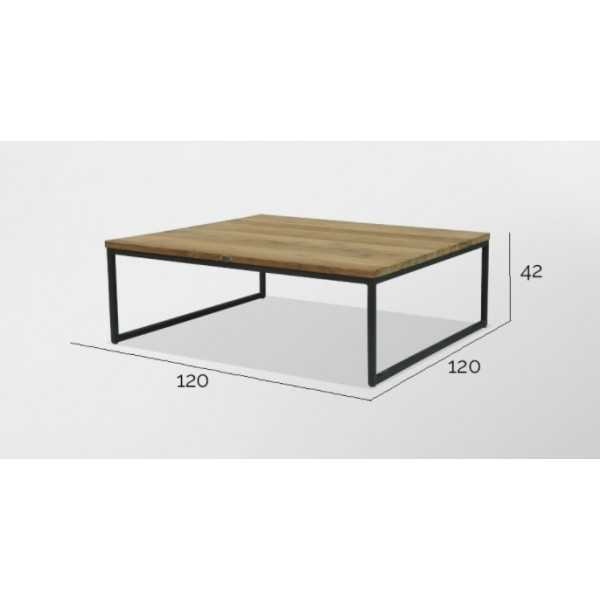 Table basse tressage corde SERPENT - Skyline Design