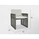 Table basse tressage corde SERPENT - Skyline Design