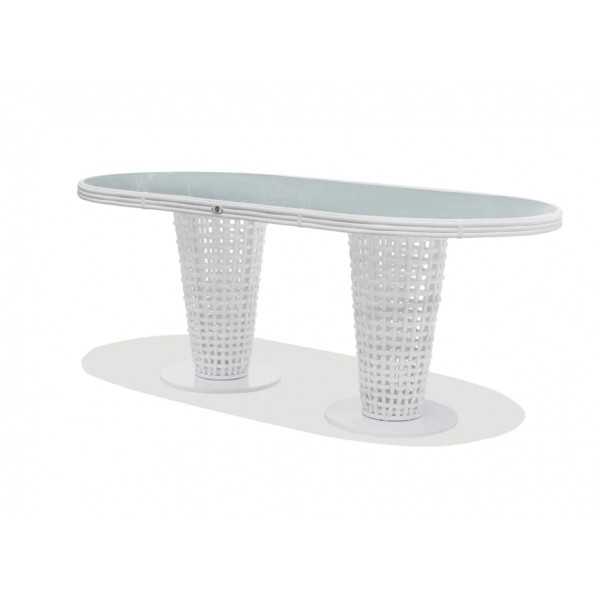 Table jardin ovale aluminium 200cm DYNASTY Skyline Design
