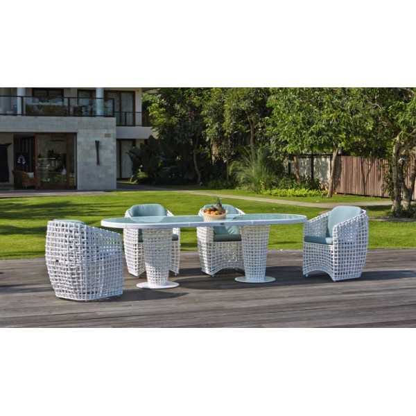 Salon de jardin Table ovale 8 personnes DYNASTY