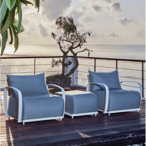 Chaise jardin terrasse haut de gamme - Chaise Avec accoudoir