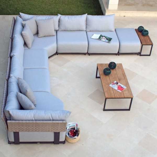 Canapé modulable assise profonde convertible - WINDSOR - Skyline Design