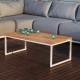 Table d'appoint carrée en bois WINDSOR par Skyline Design