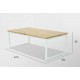 Table Basse 120x60x42 la table d'appoint d'extérieur en bois